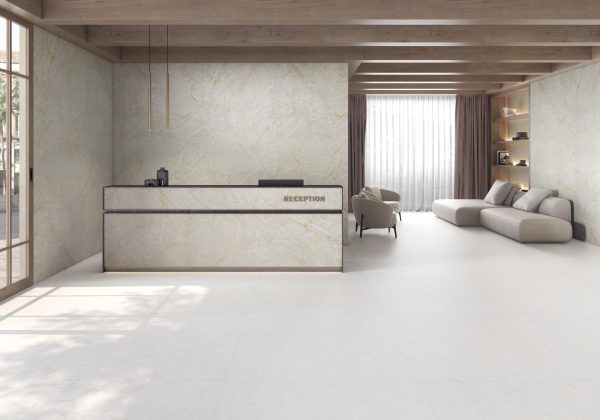 Carrelage effet marbre 60x120 GLACIER – Sol intérieur brillant luxe