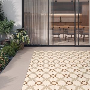 Carrelage extérieur 60x60 20mm LOMBOK – Effet pierre antidérapant