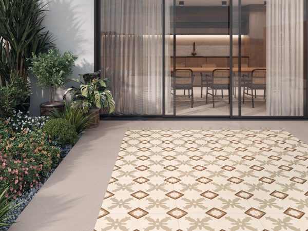 Carrelage extérieur 60x60 20mm LOMBOK – Effet pierre antidérapant