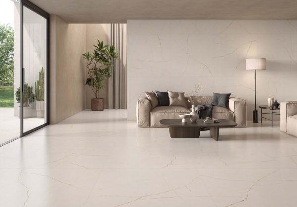 Carrelage effet marbre poli 60x120 VELHIRA – Style luxe lumineux