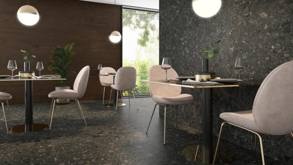Carrelage effet terrazzo 60x120 GRANSASSO – Sol intérieur moderne
