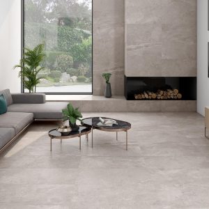 Carrelage effet pierre 60x120 ERDING – Sol intérieur moderne